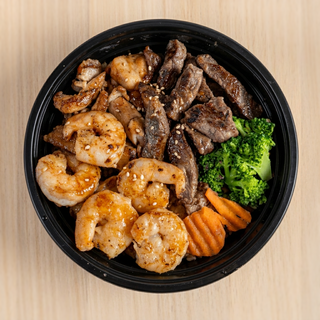 Steak, Chicken & Shrimp Bowl